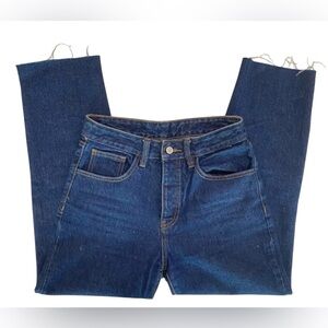 brandy melville dark wash denim jeans